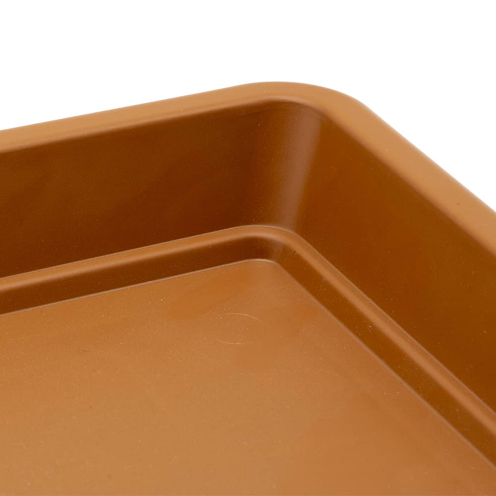 Plato jardinera de plastico 40 cm Marron
