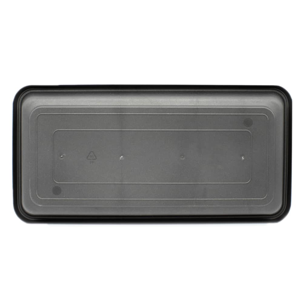 Plato jardinera de plastico 40 cm Negro