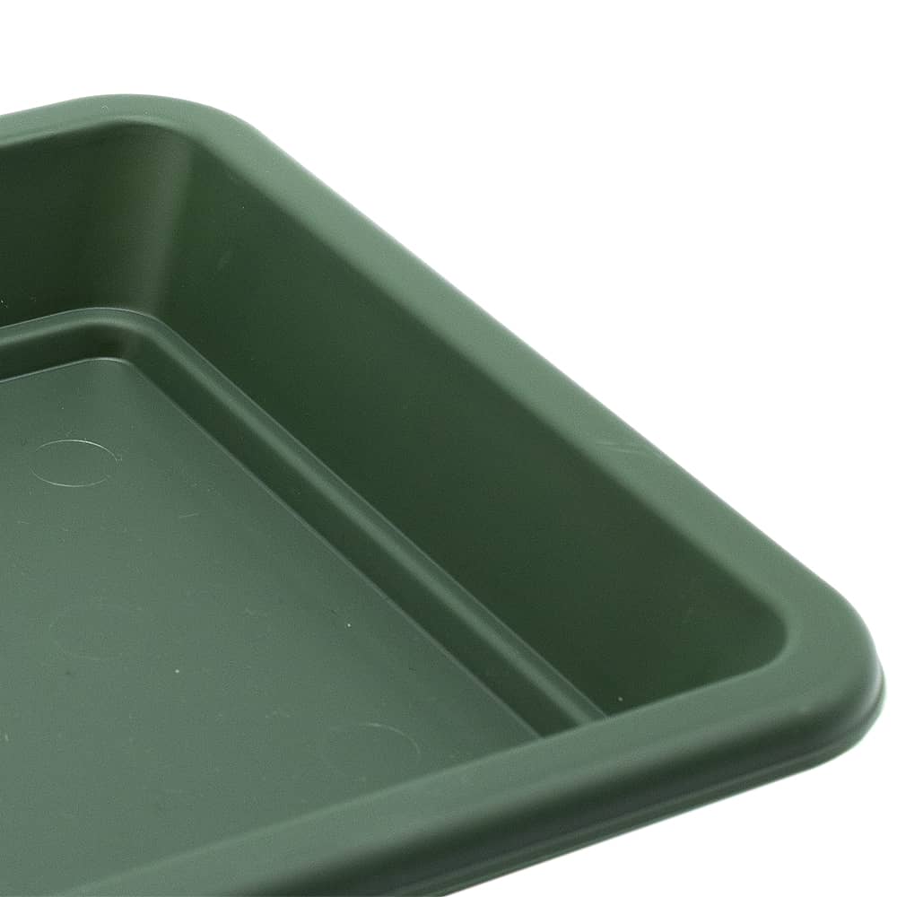 Plato jardinera de plastico 40 cm Verde