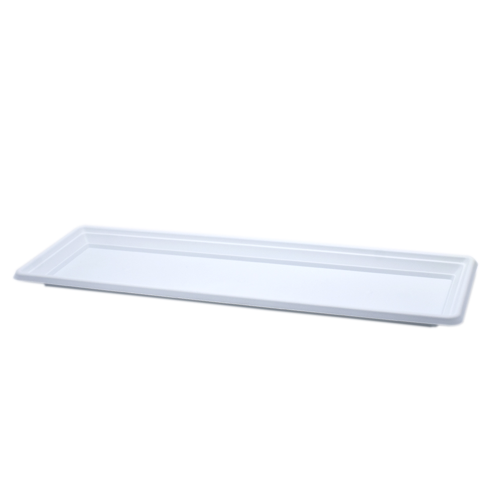 Plato jardinera de plastico 60 cm Blanco