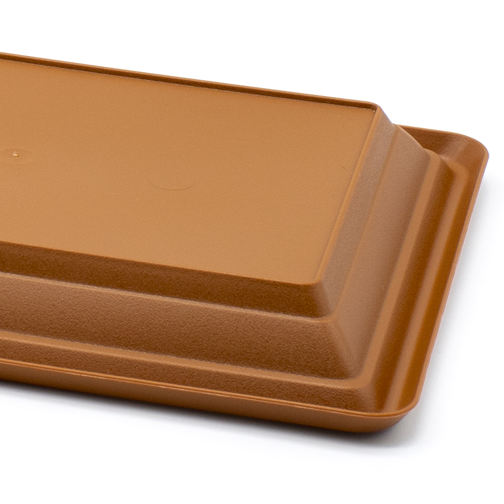 Plato jardinera de plastico 60 cm Marron