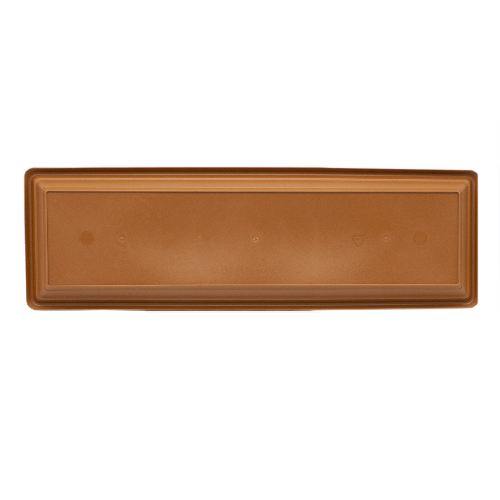 Plato jardinera de plastico 60 cm Marron