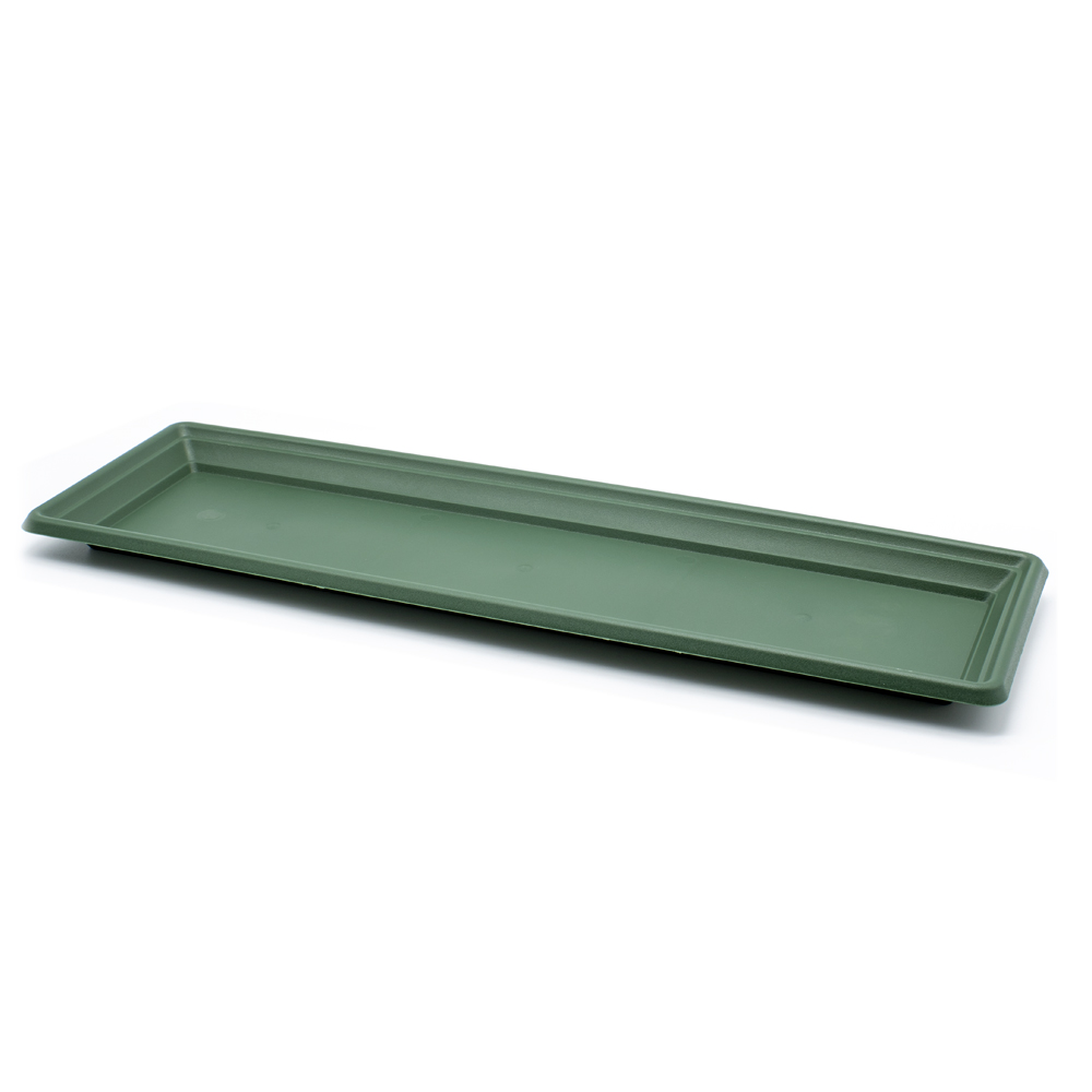 Plato jardinera de plastico 60 cm Verde
