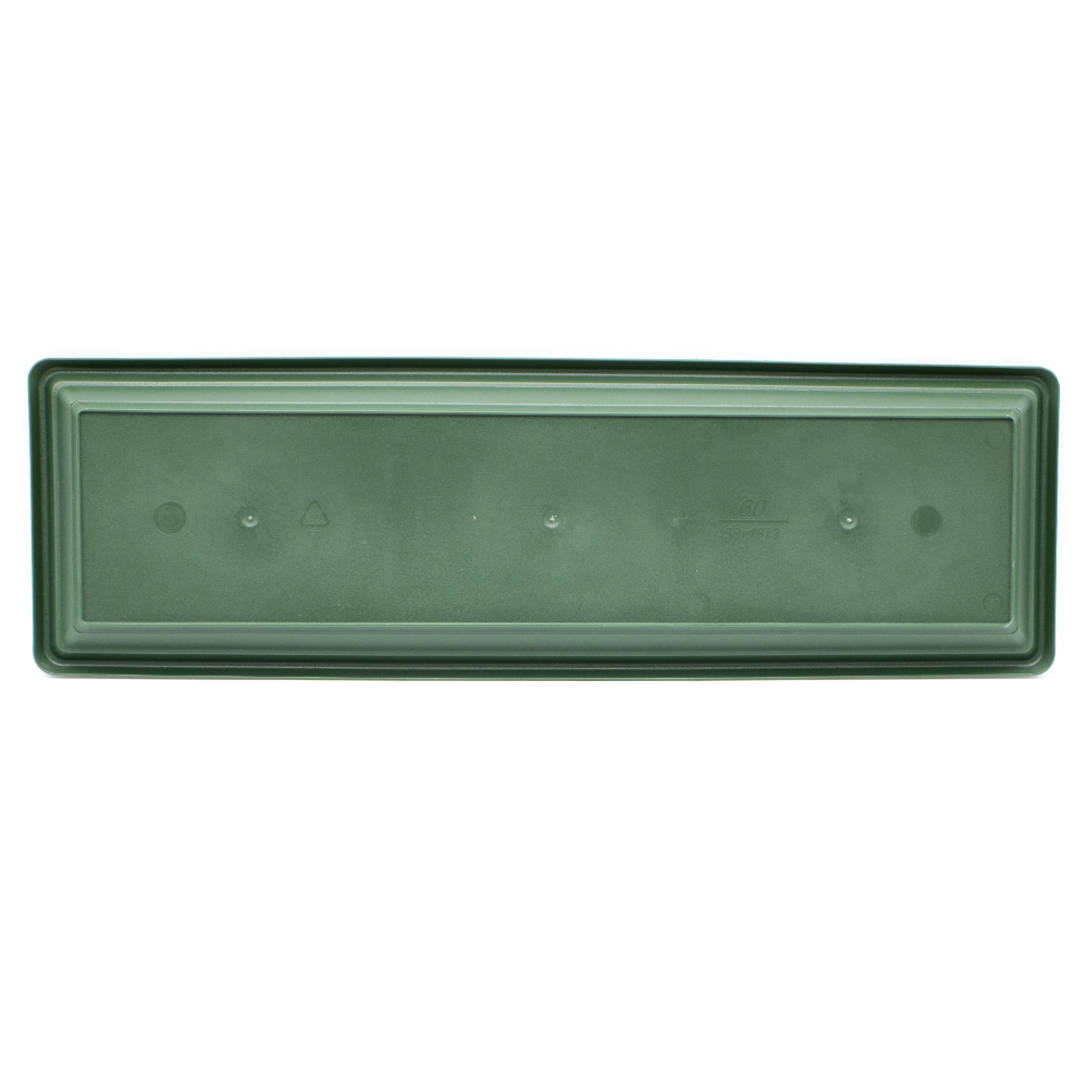 Plato jardinera de plastico 60 cm Verde