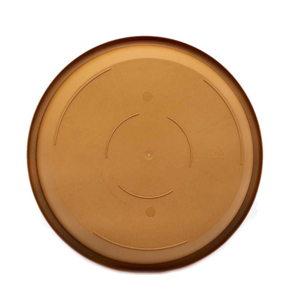 Plato maceta 14 cm Marron