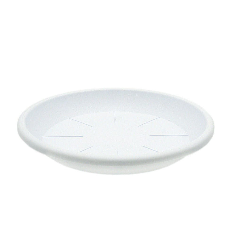 Plato maceta 30 cm Blanco