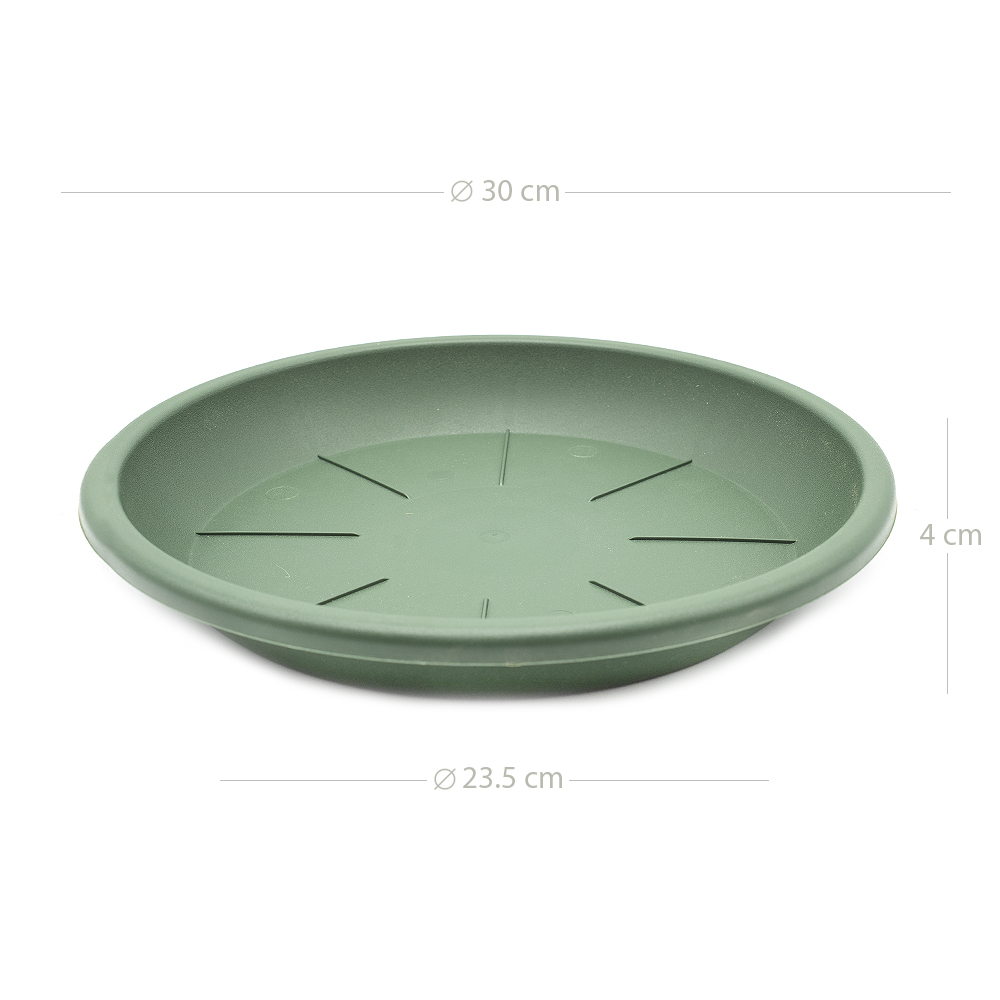 Plato maceta 30 cm Verde