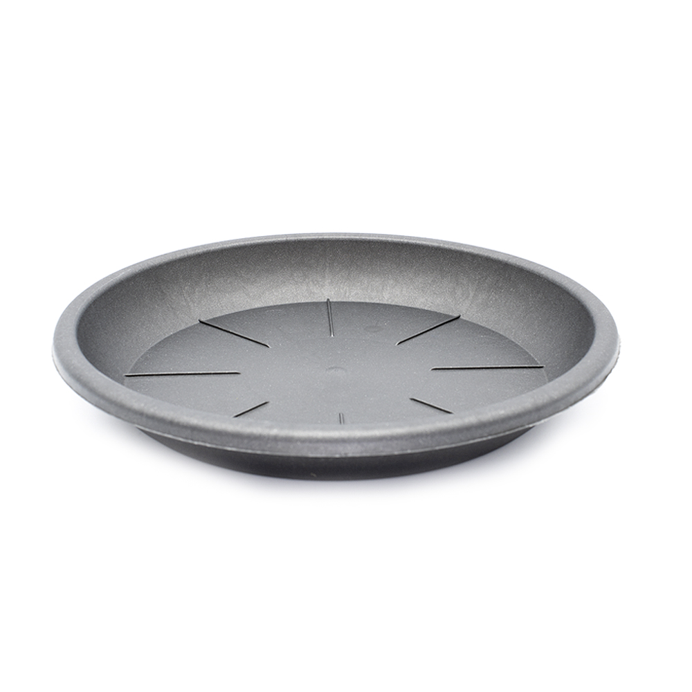 Plato maceta 40 cm Negro