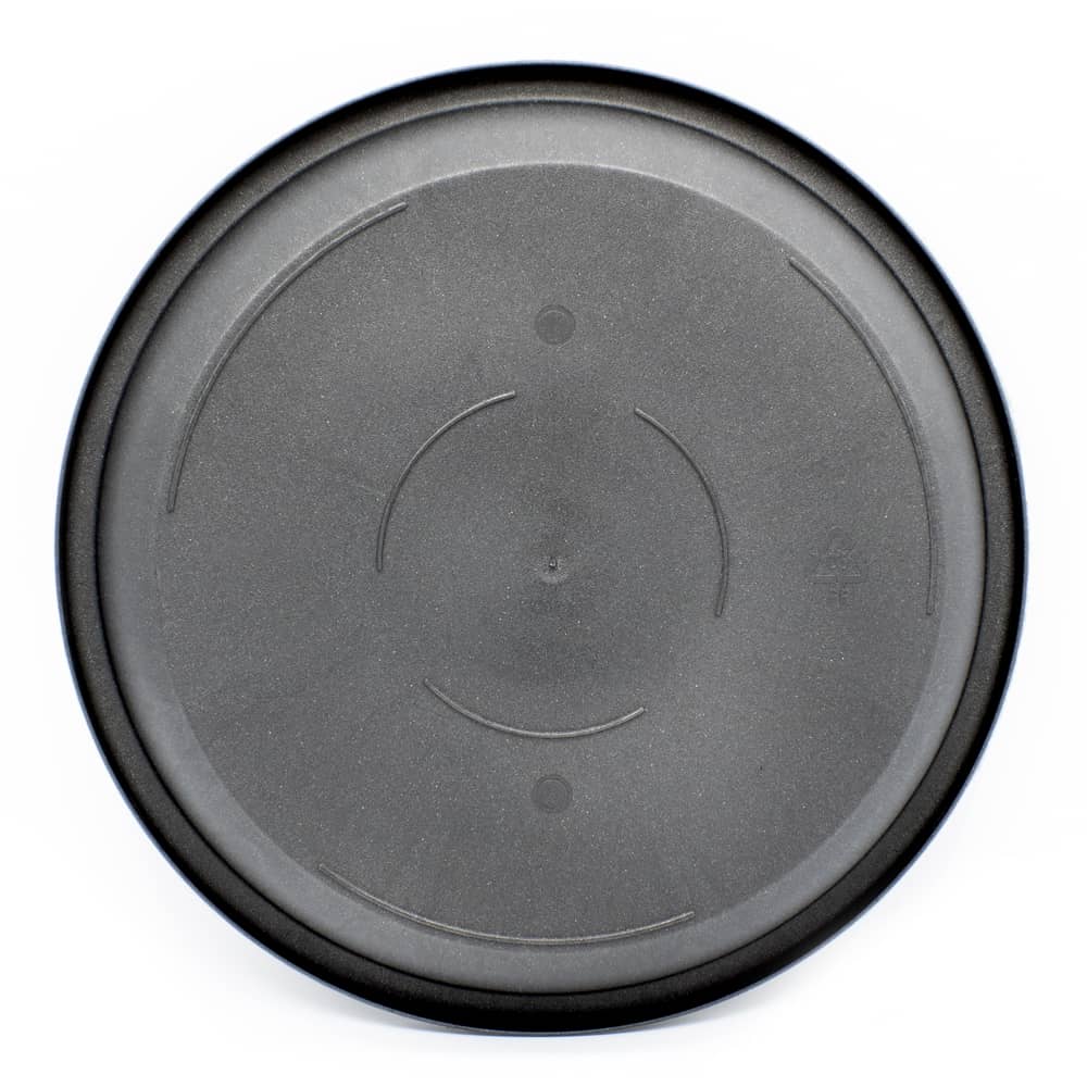 Plato maceta 40 cm Negro