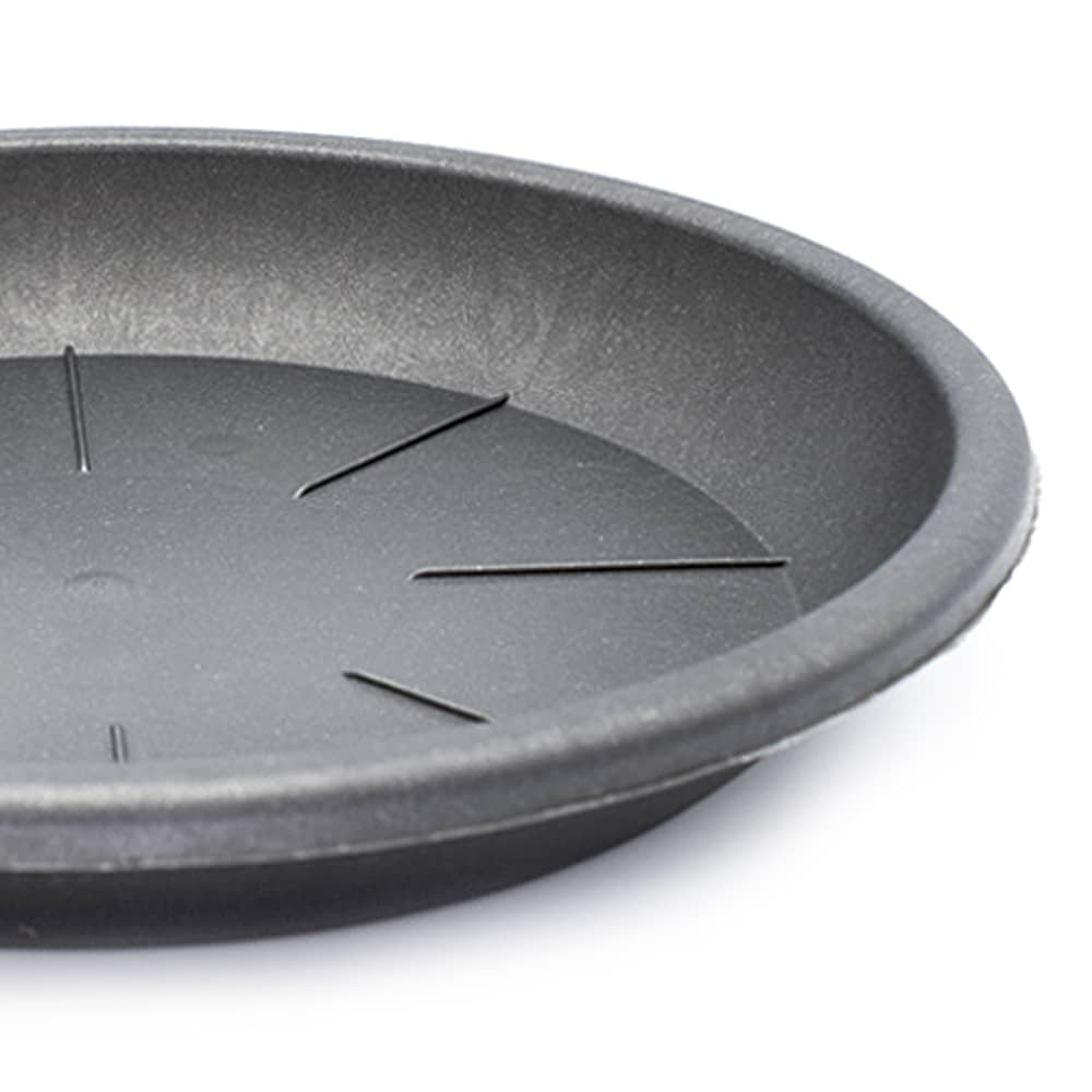 Plato maceta 40 cm Negro
