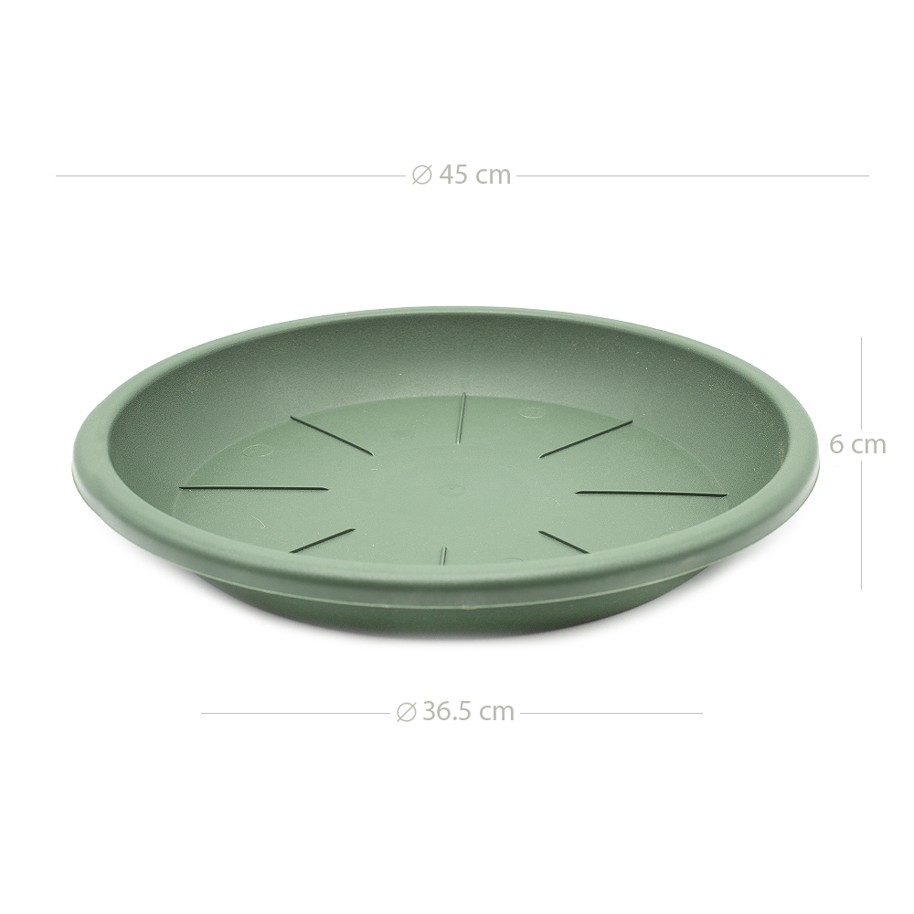 Plato maceta 45 cm Verde
