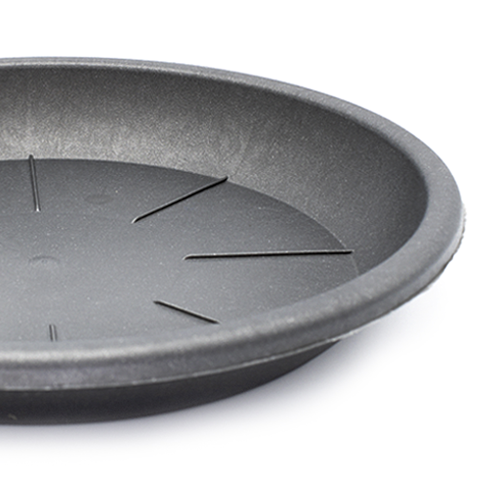 Plato maceta 54 cm Negro