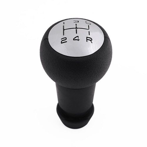 Pomo de 5 cambios marcha coche  Negro
