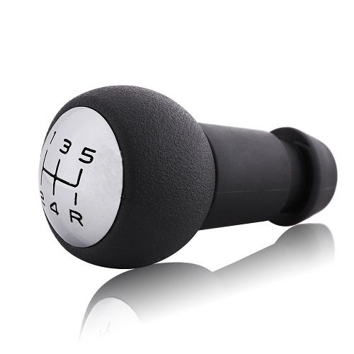 Pomo de 5 cambios marcha coche  Negro