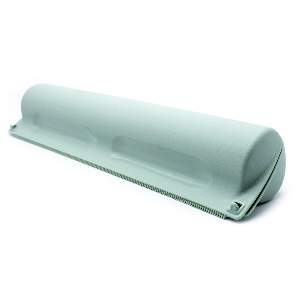 Porta Rollos plastico para Papel Film y Aluminio Cortador Verde claro