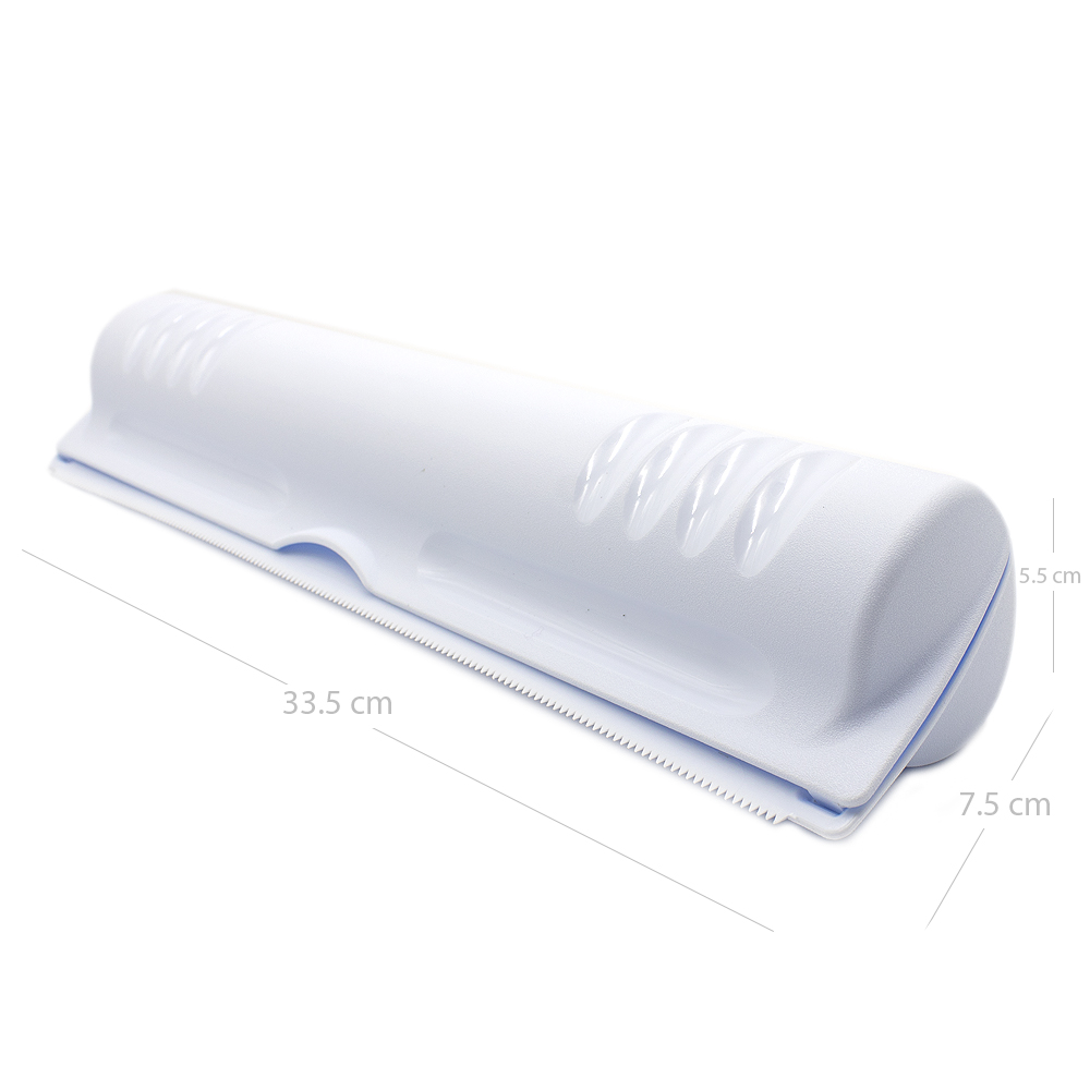 Porta Rollos plastico para Papel Film y Aluminio Cortador  Blanco