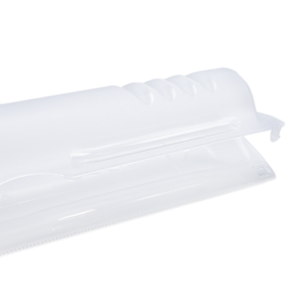 Porta Rollos plastico para Papel Film y Aluminio Cortador  Transparente