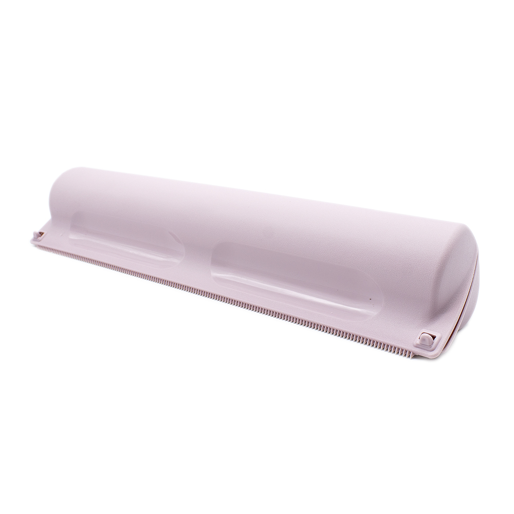 Porta Rollos plastico para Papel Film y Aluminio Cortador Rosa claro