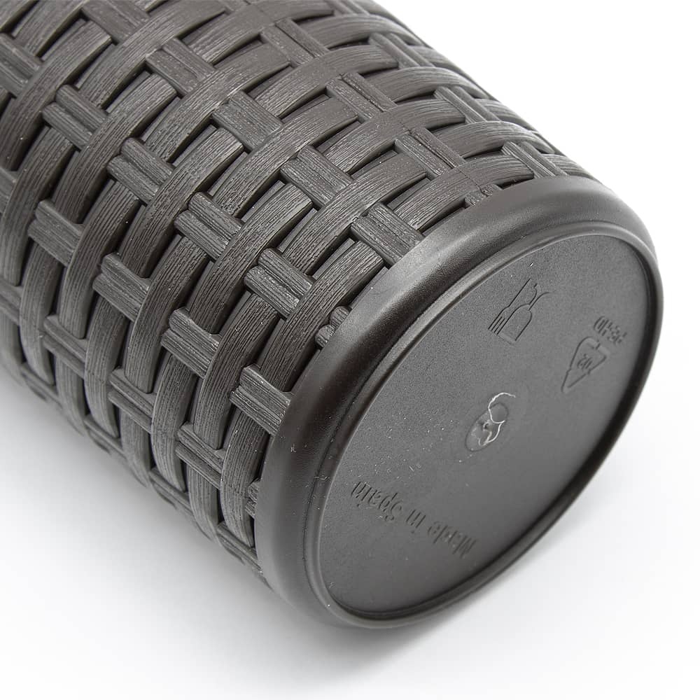 Portacepillos baño Rattan 300 ml Wengue