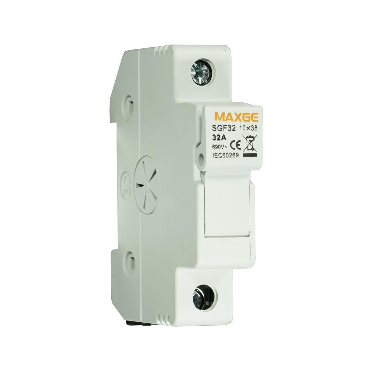 Portafusible seccionable hasta 32A 1 Polo