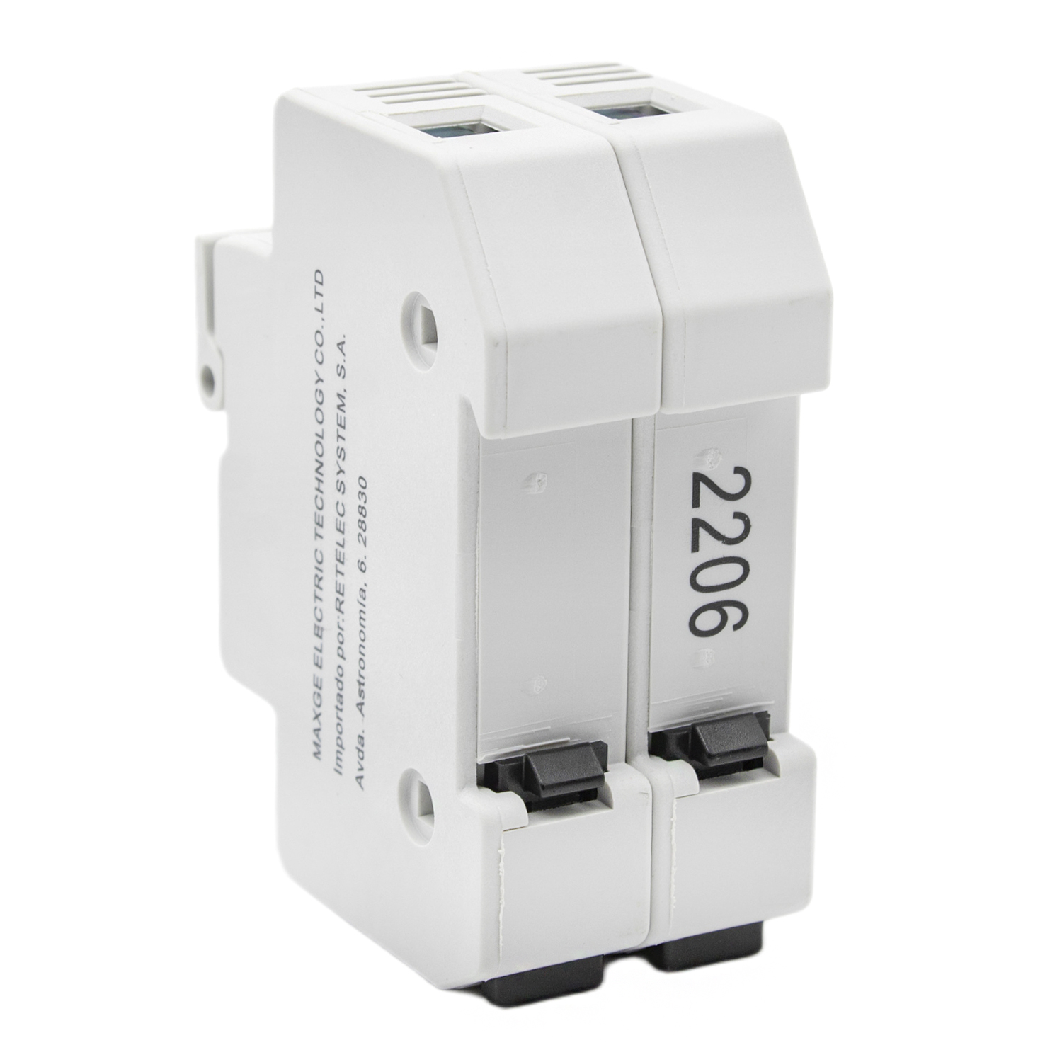 Portafusible seccionable hasta 32A 2 Polos