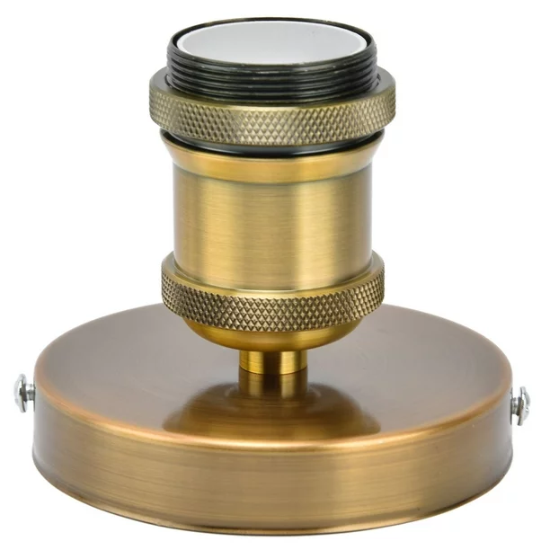 Portalámparas de techo plafon retro E27  Dorado