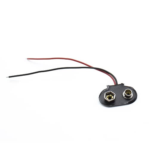 Portapilas para 1 pila 6LF22 9V  Negro