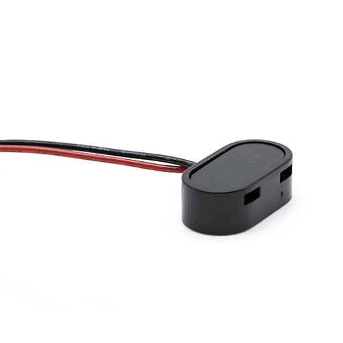 Portapilas para 1 pila 6LR61 9V  Negro