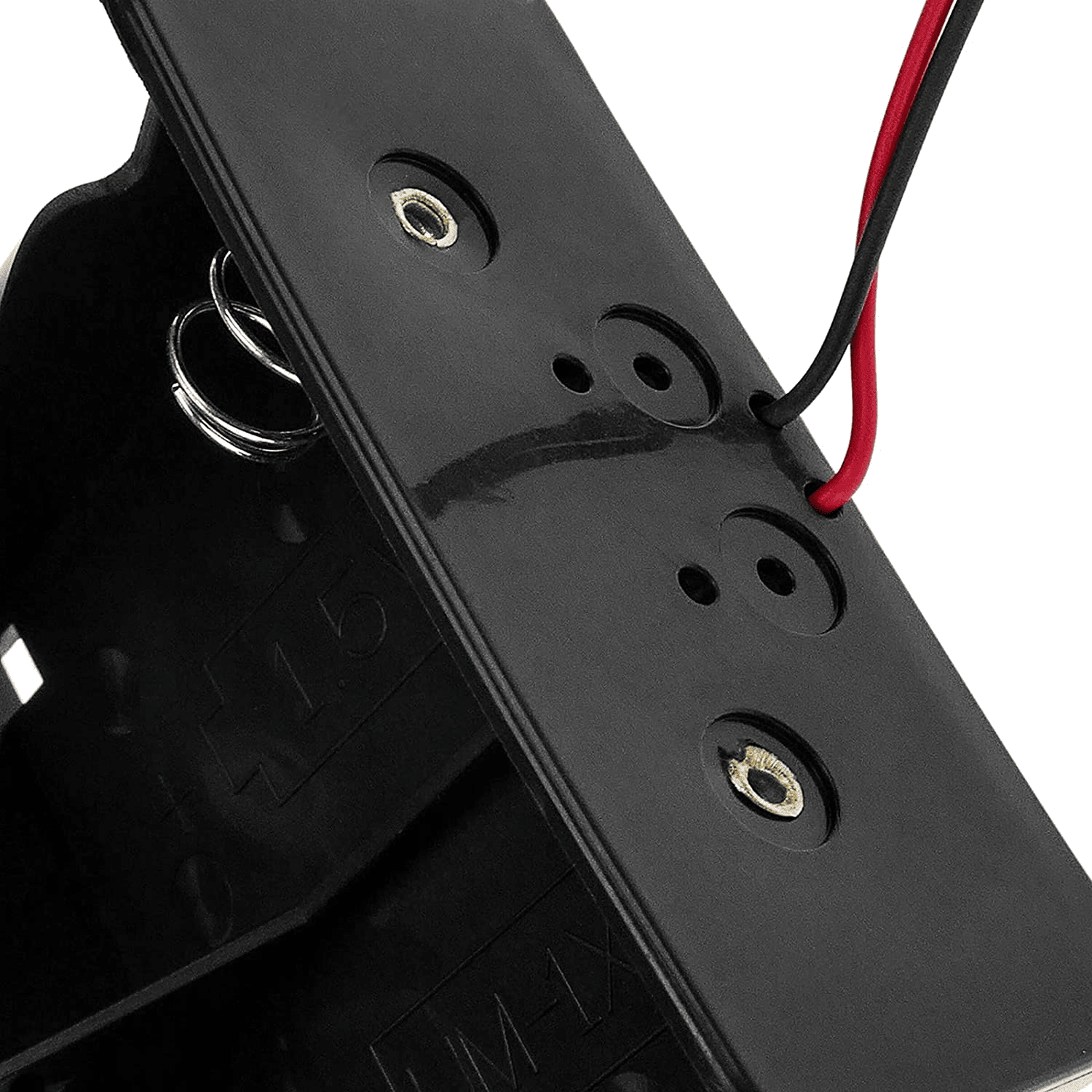 Portapilas para 2 pilas C LR14 R14 de 1.5V  Negro