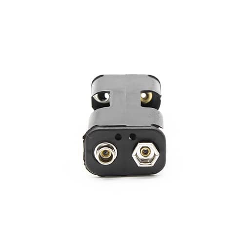 Portapilas para 2 pilas FR6, HR6, LR6  Negro