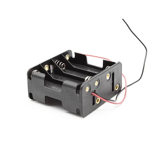 Portapilas para 8 pilas LR6 AA  Negro