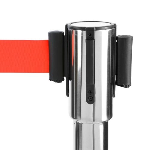 Poste separador cinta extensible cinta  Rojo