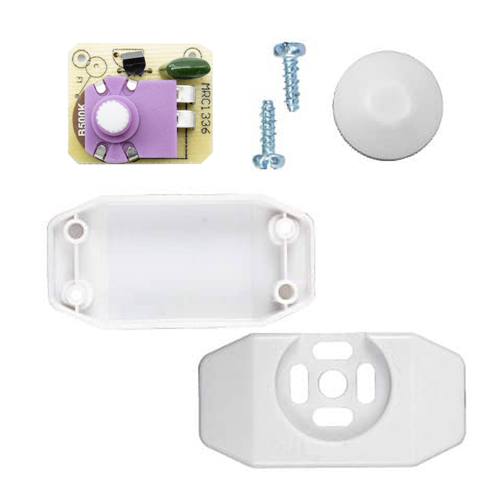 Potenciometro regulador de luz con Interruptor  Transparente