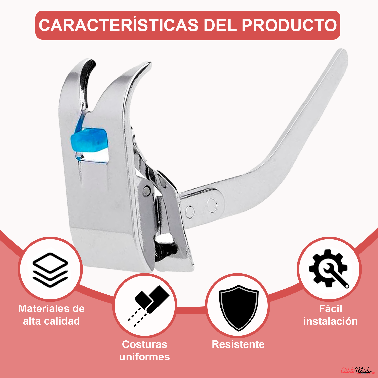 Prensatela Para Tejidos De Punto Y Elástico Maquina Coser