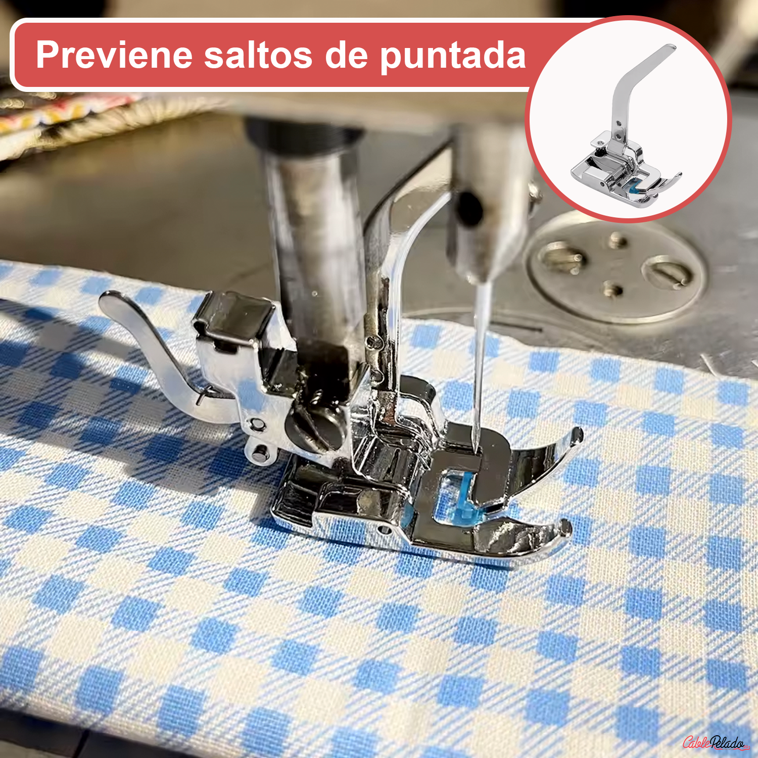 Prensatela Para Tejidos De Punto Y Elástico Maquina Coser