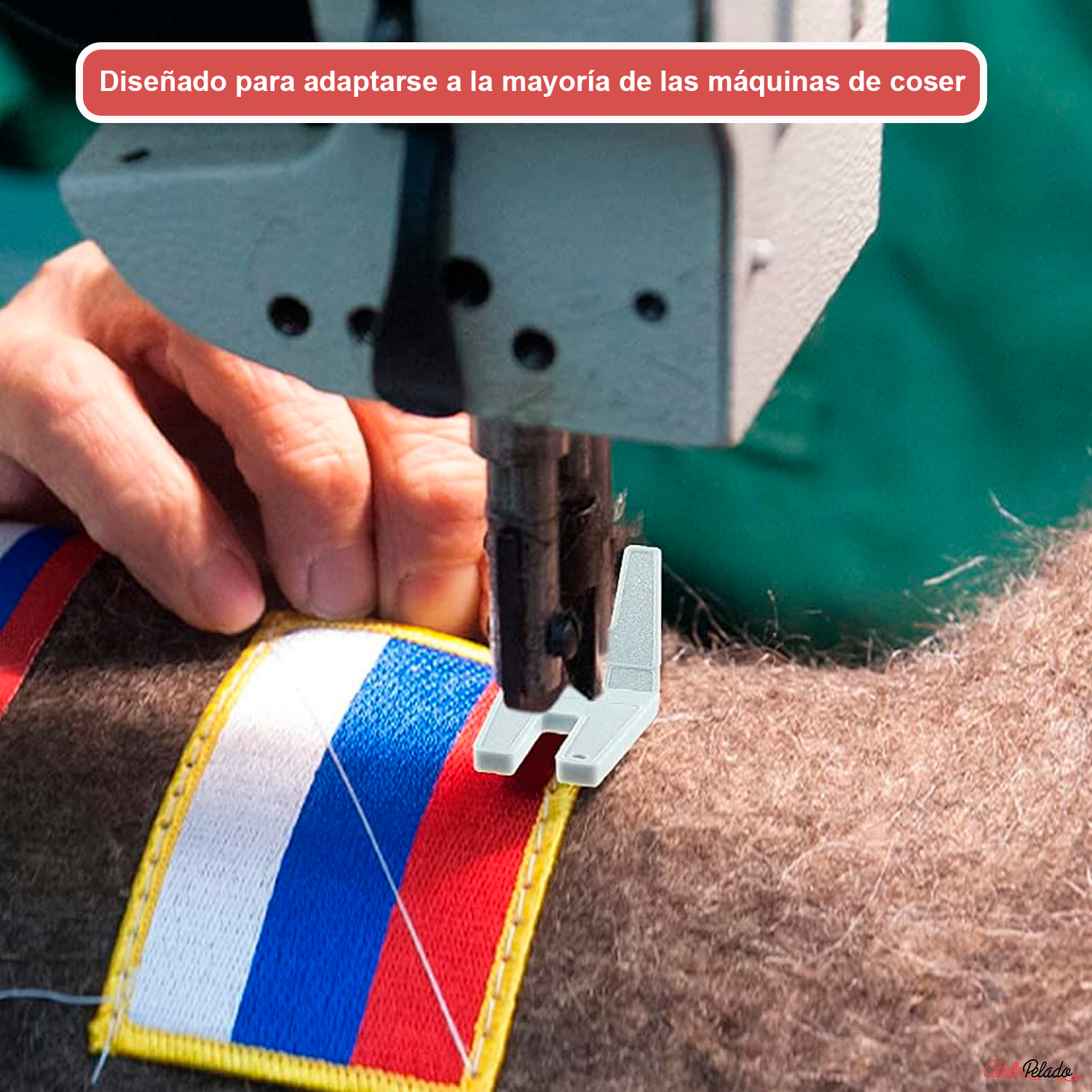 Prensatelas De Plástico Para Máquina De Coser Dobladillo (Pack 2 Unidades)
