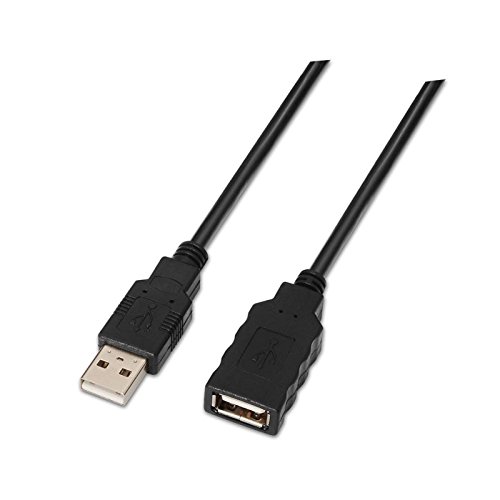 Cable Prolongador USB 2.0 tipo A macho-hembra 10 M Negro