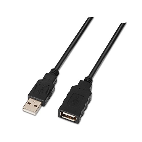 Cable Prolongador USB 2.0 tipo A macho-hembra 10 M Negro
