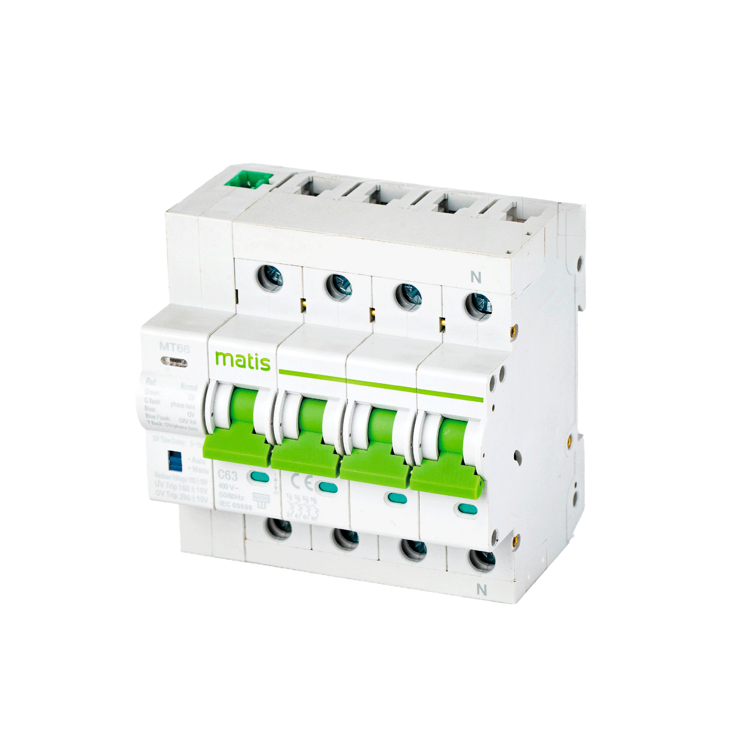 Protección combinada IGA + permanente con reconexión 4P   32 A