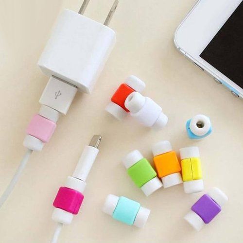 Protector de cable USB (10ud/bolsa)  Multicolor