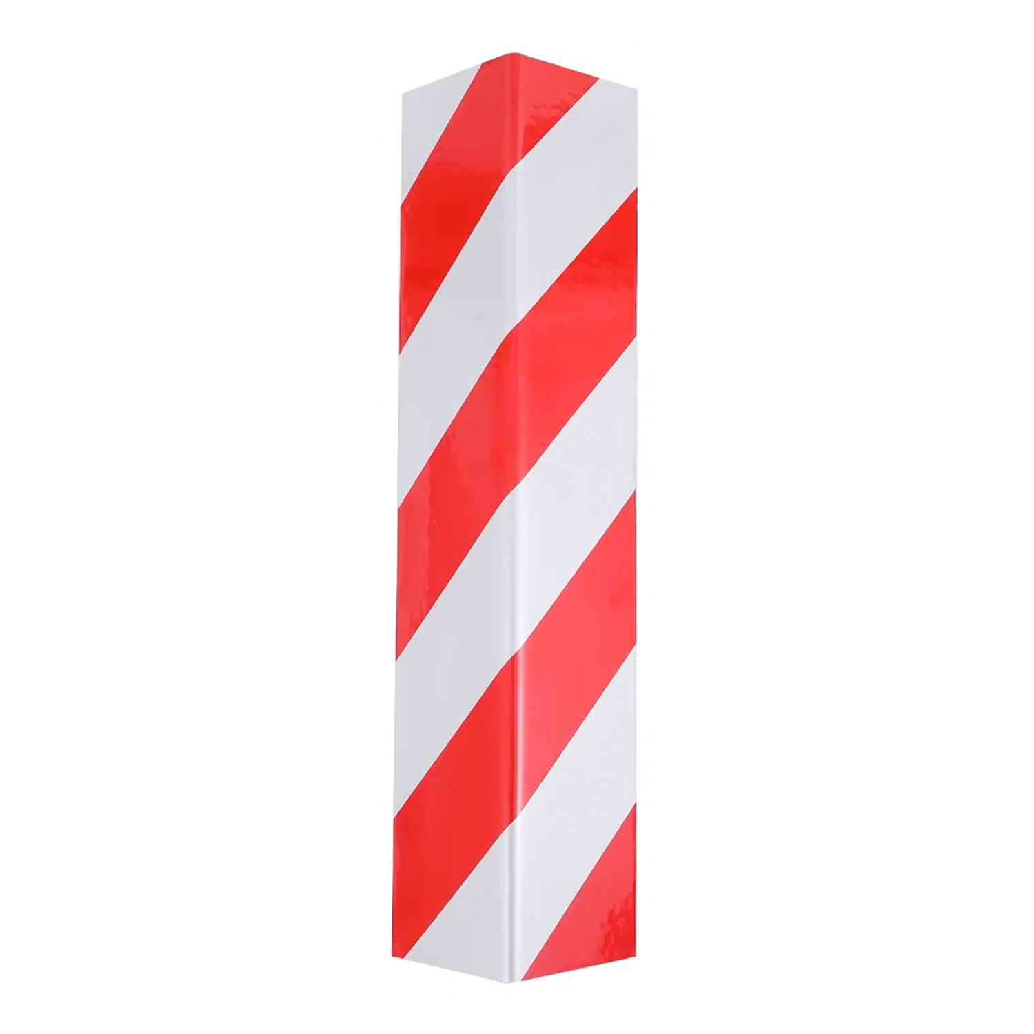 Protector De Espuma Adhesivo Para Garaje 40x15 Cm Rojo-blanco  Rojo-Blanco