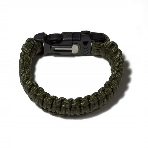 Pulsera de supervivencia 4 en 1  Verde