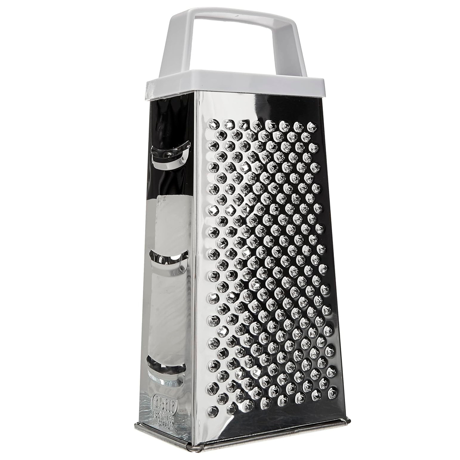 Rallador de Acero Inoxidable 4 caras cocina  Blanco