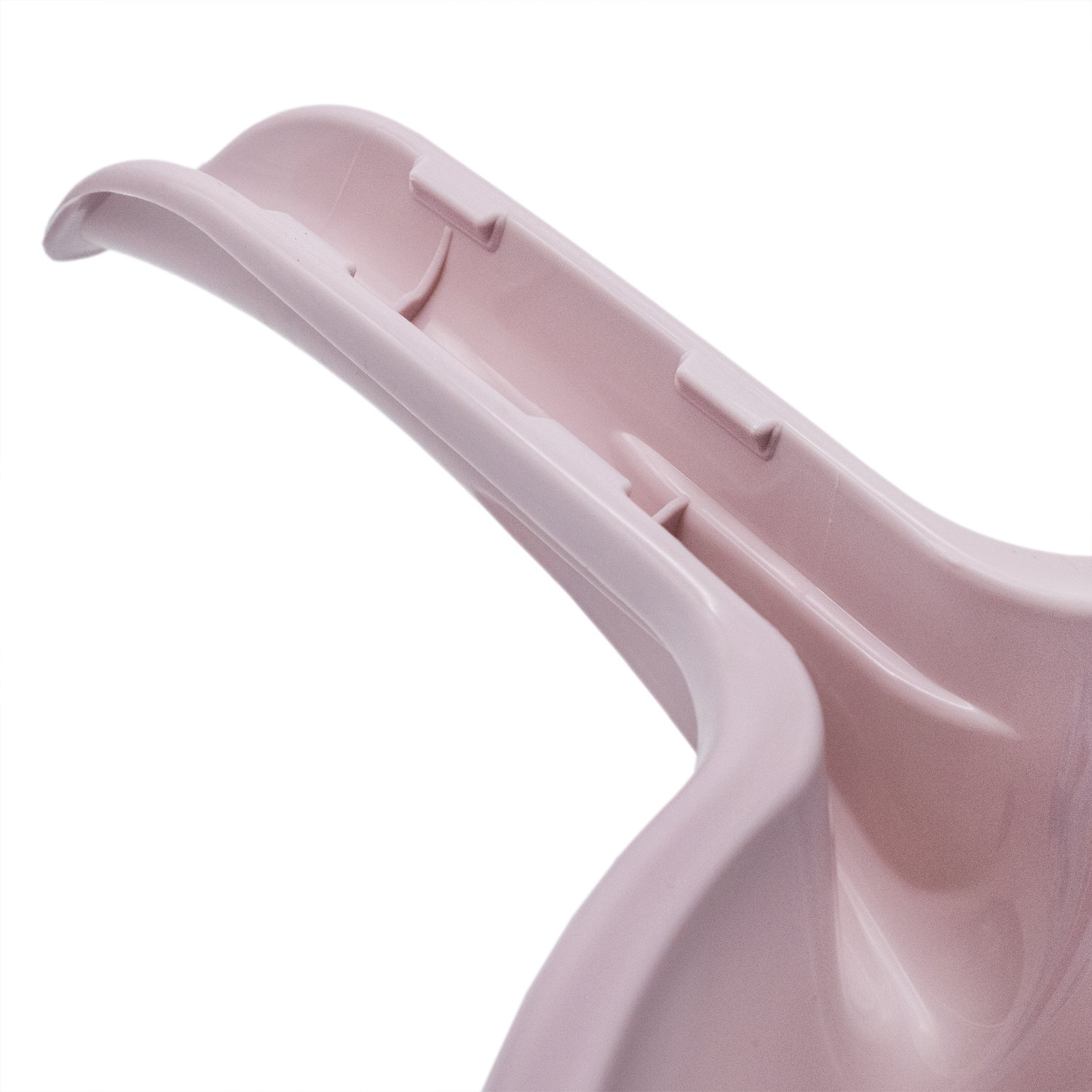 Recogedor de mano plastico con goma  Rosa claro