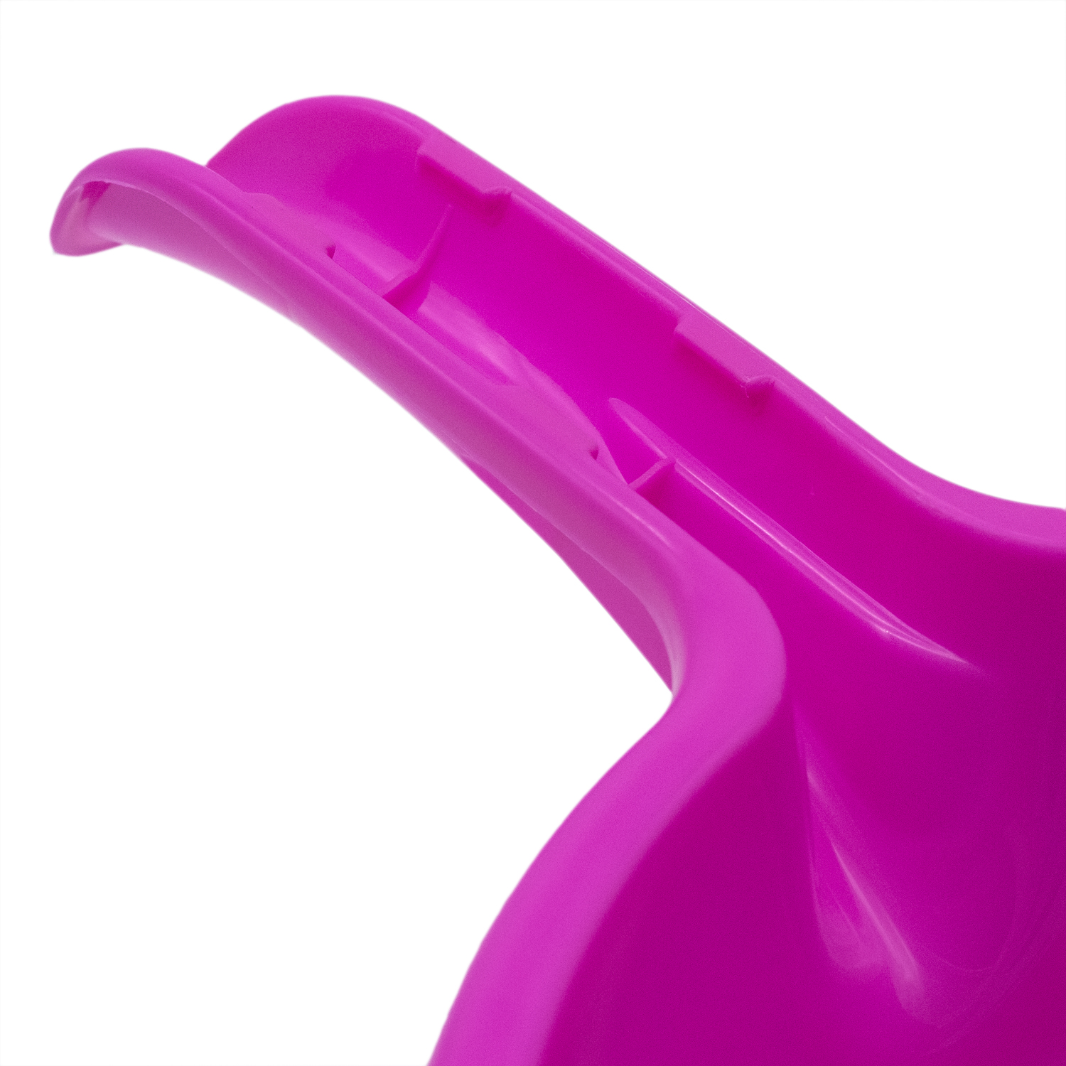 Recogedor de mano plastico con goma  Rosa
