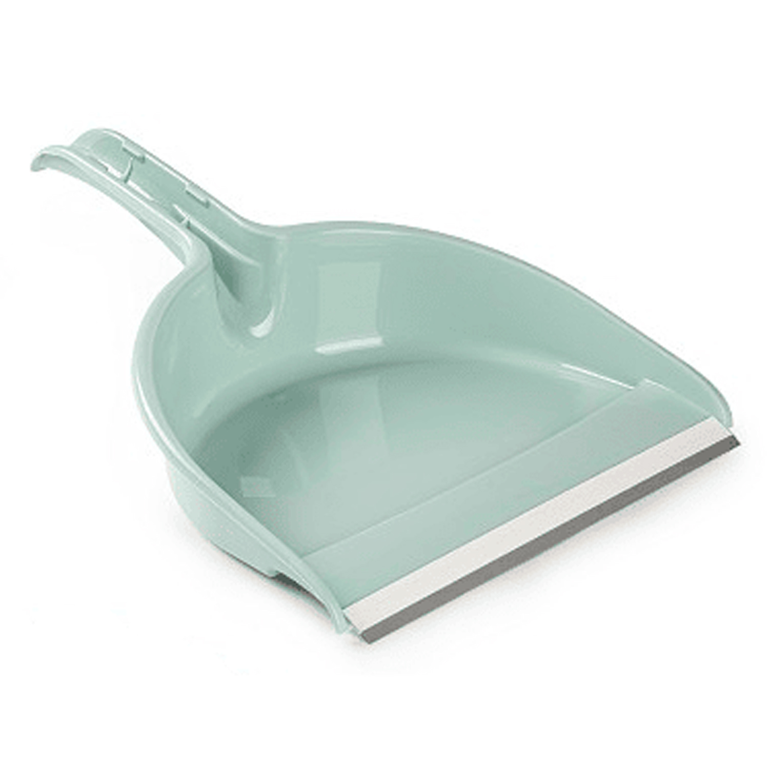 Recogedor de mano plastico con goma  Verde claro