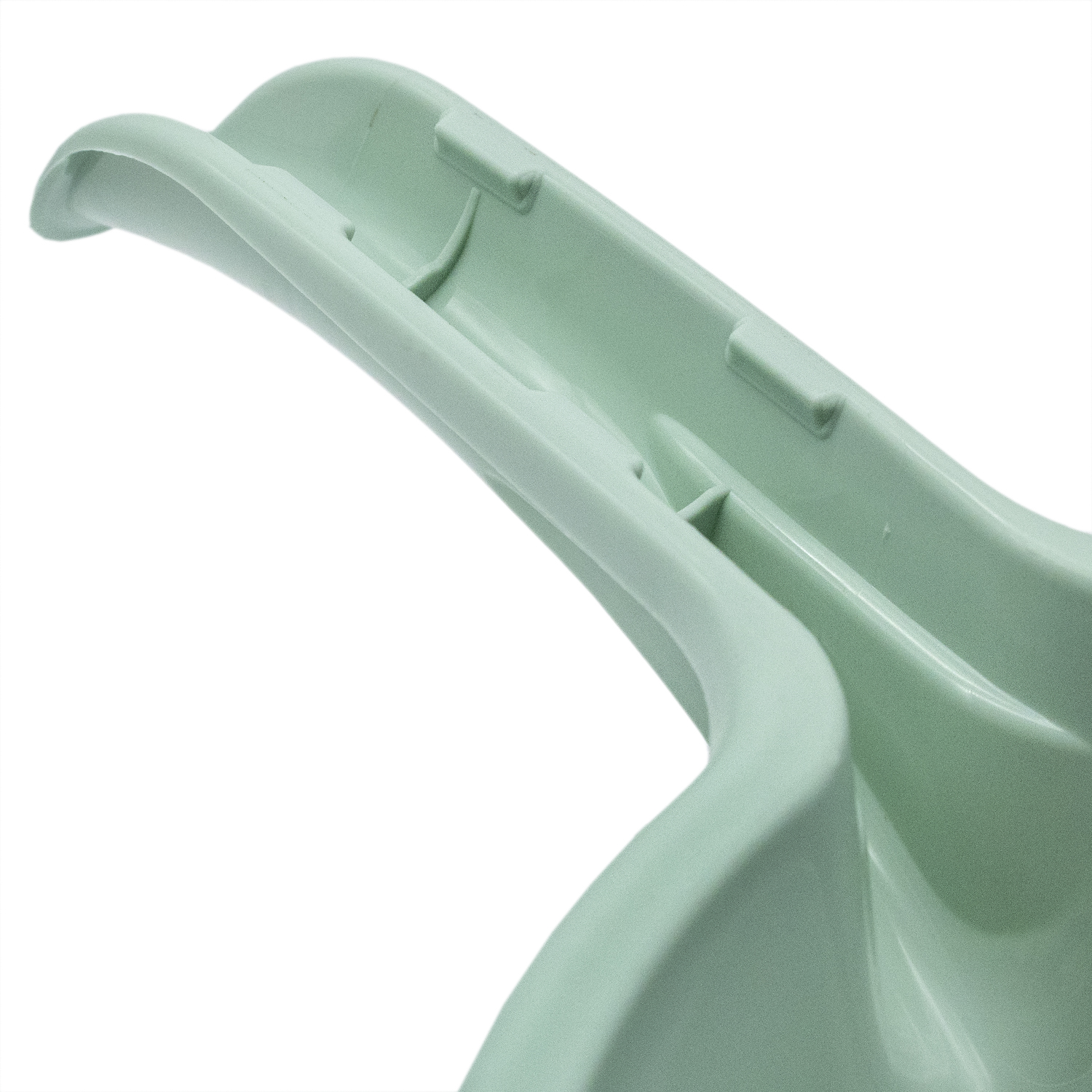 Recogedor de mano plastico con goma  Verde claro