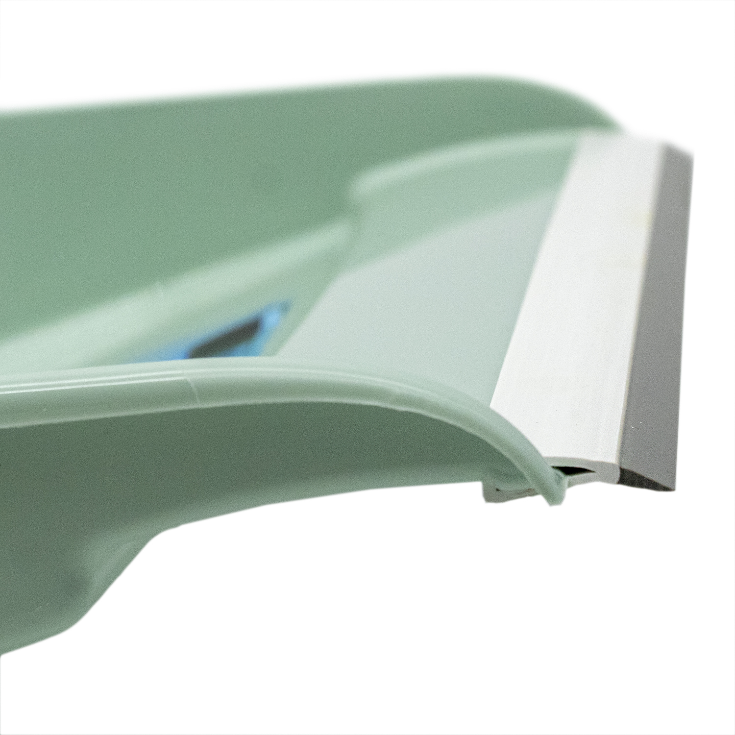 Recogedor de mano plastico con goma  Verde claro