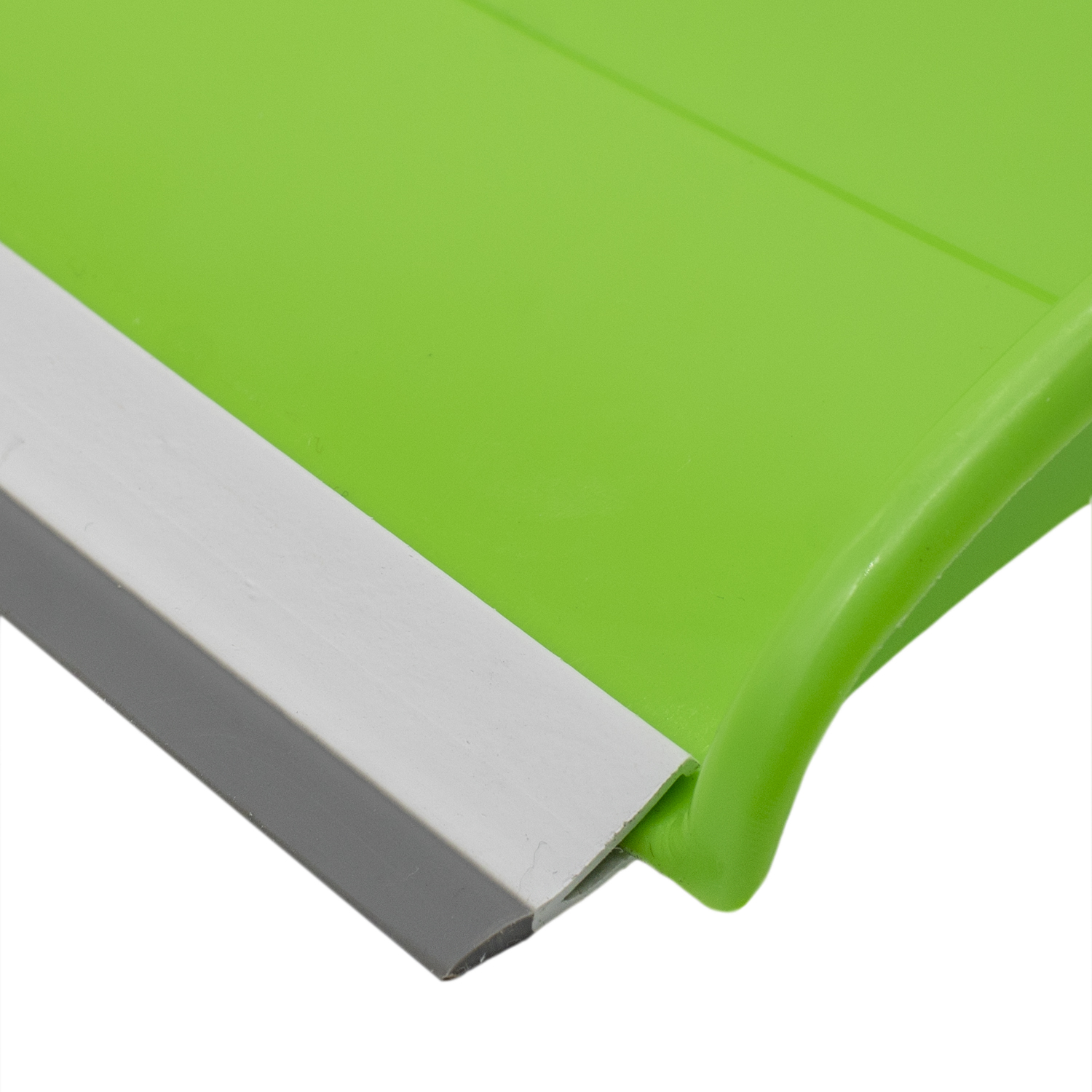 Recogedor de mano plastico con goma  Verde
