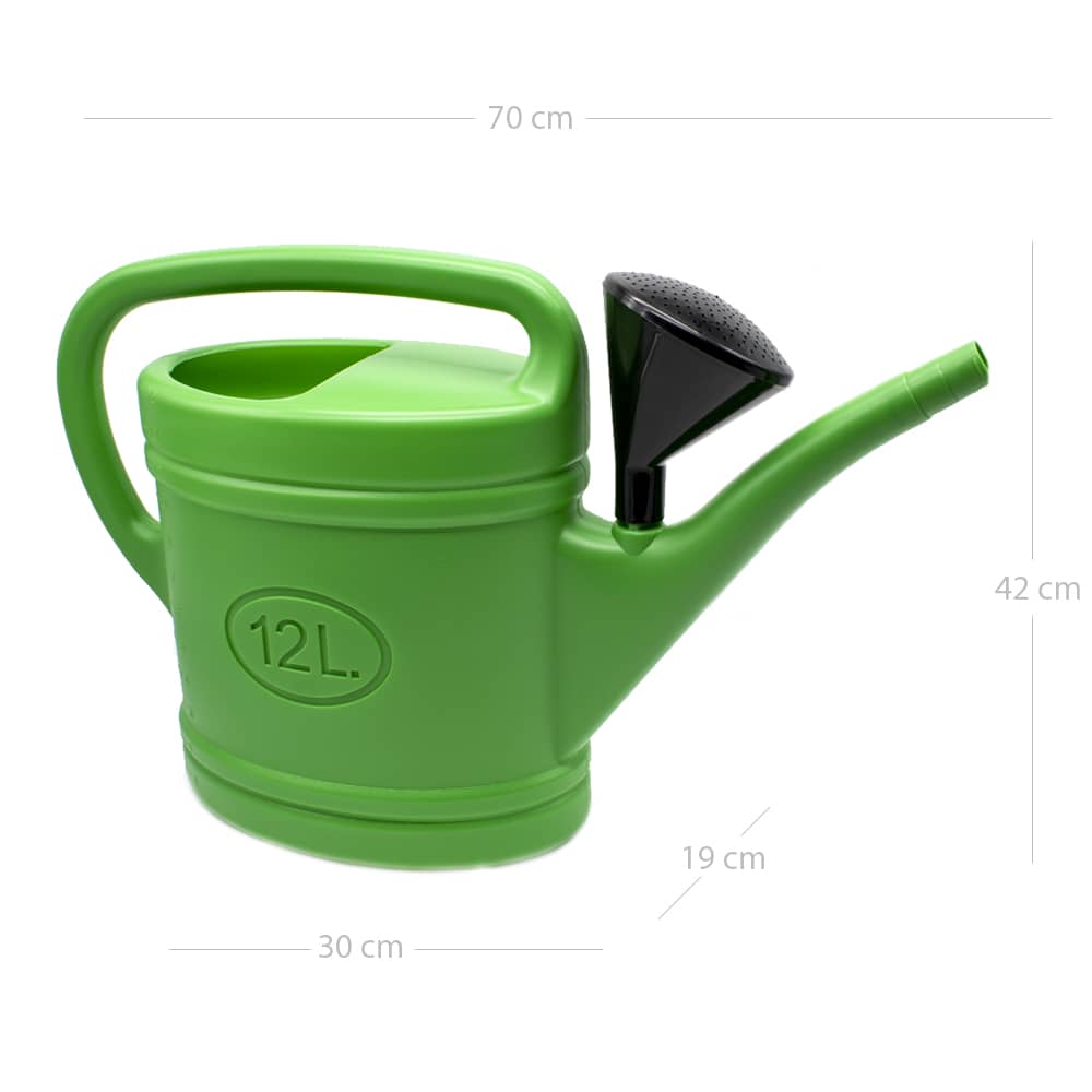 Regadera de plastico 12 Litros Verde